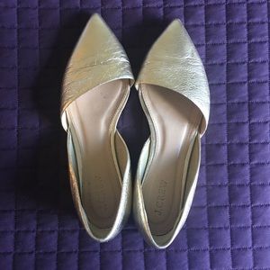 Sloan gold d’orsay flats